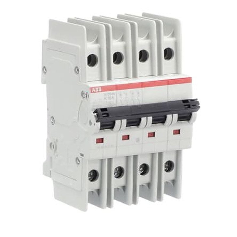 ABB SU200 M Miniature Circuit Breaker, 4-Pole, 16A, Type K, 480V ac AC, 15 kA Breaking Capacity
