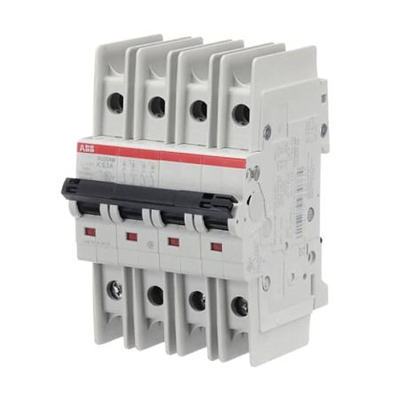 ABB SU200 M Miniature Circuit Breaker, 4-Pole, 63A, Type K, 240V ac AC, 15 kA Breaking Capacity