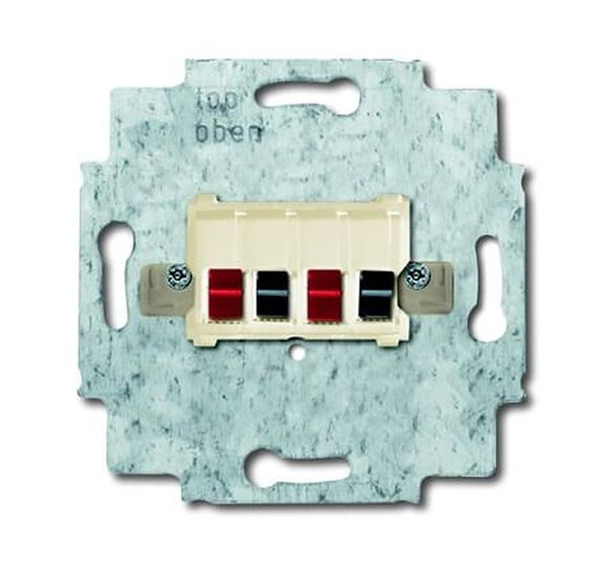 ABB White 4 Gang Plastic Socket