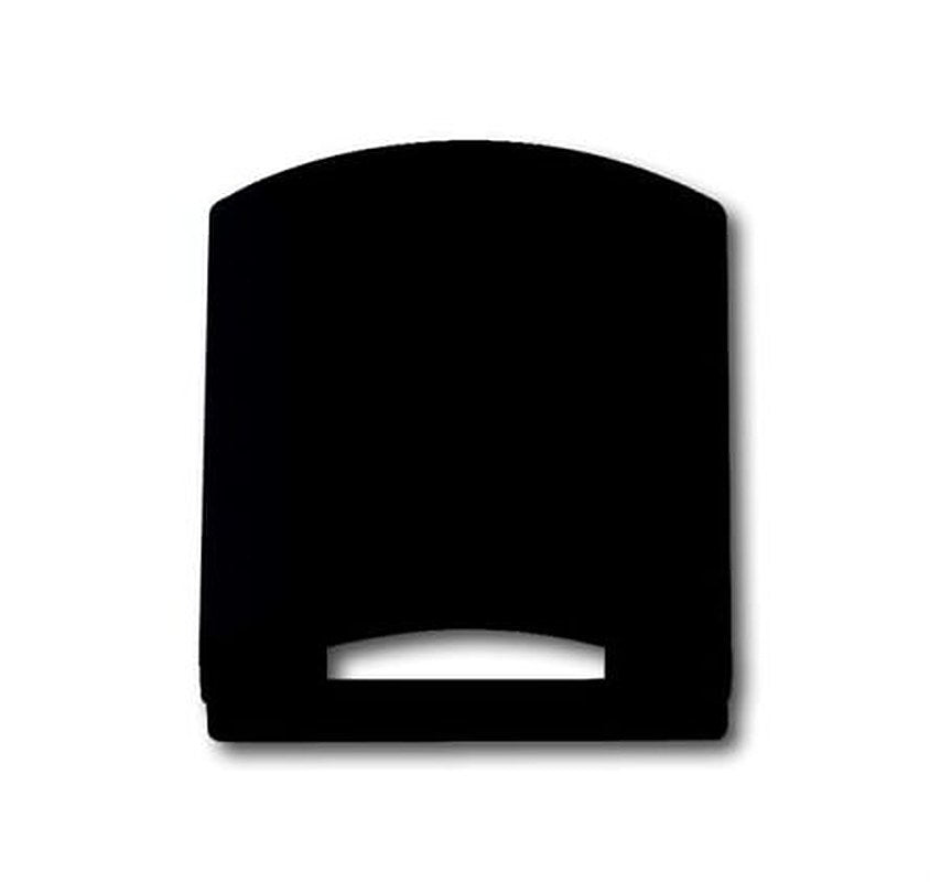 ABB Black 1 Gang Plastic Cover Plate