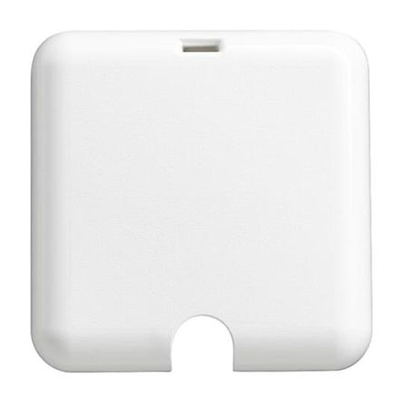 ABB White 1 Gang Plastic Outlet Plate