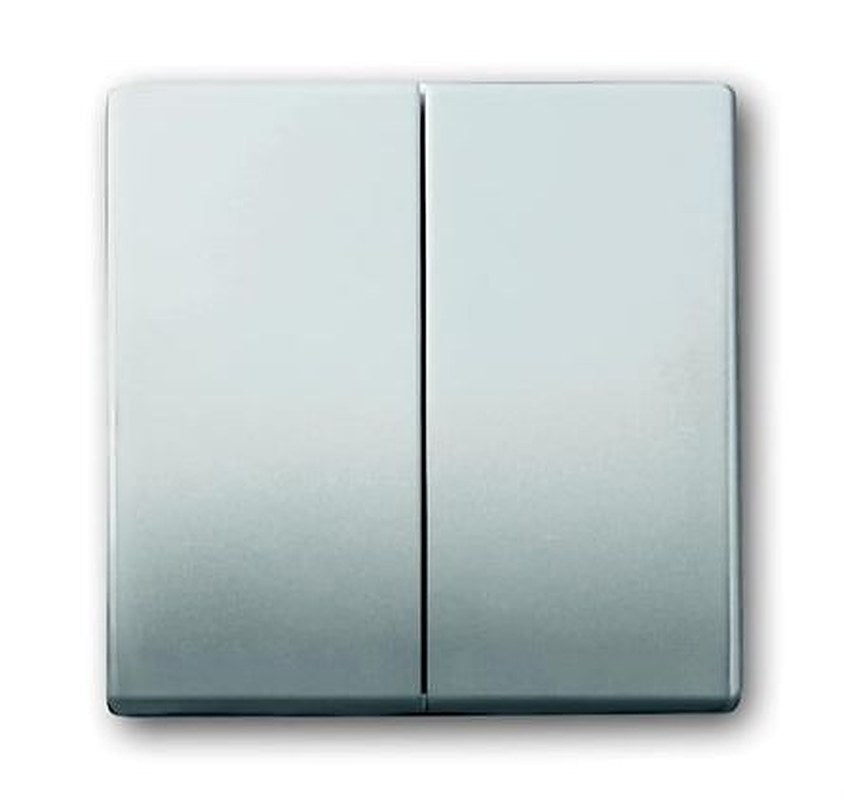 ABB Grey 2 Gang Light Switch Cover