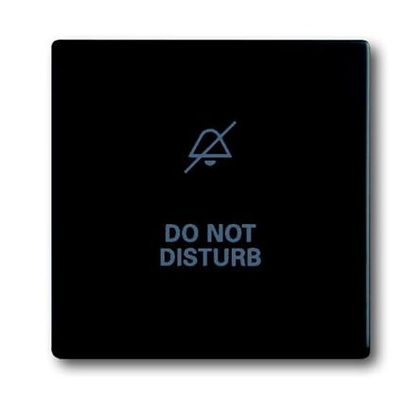 ABB Black 1 Gang Light Switch Cover