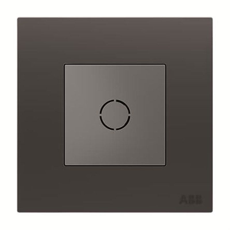 ABB Black 1 Gang Insert Metal Brush Flex Outlet Euromodule Insert
