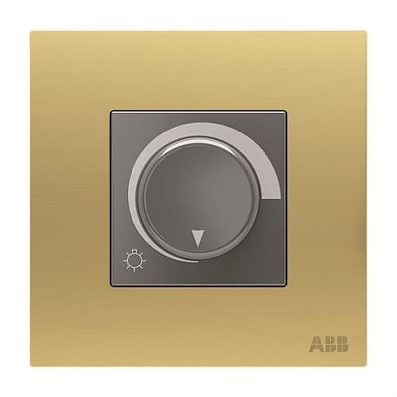 ABB 2 Way 1 Gang Rotary Dimmer Switch, 250V, 40 W