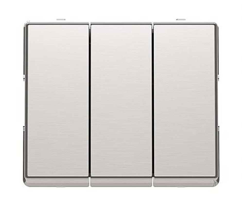 ABB Grey, 1 Way Rocker, 3 Gang, Millenium