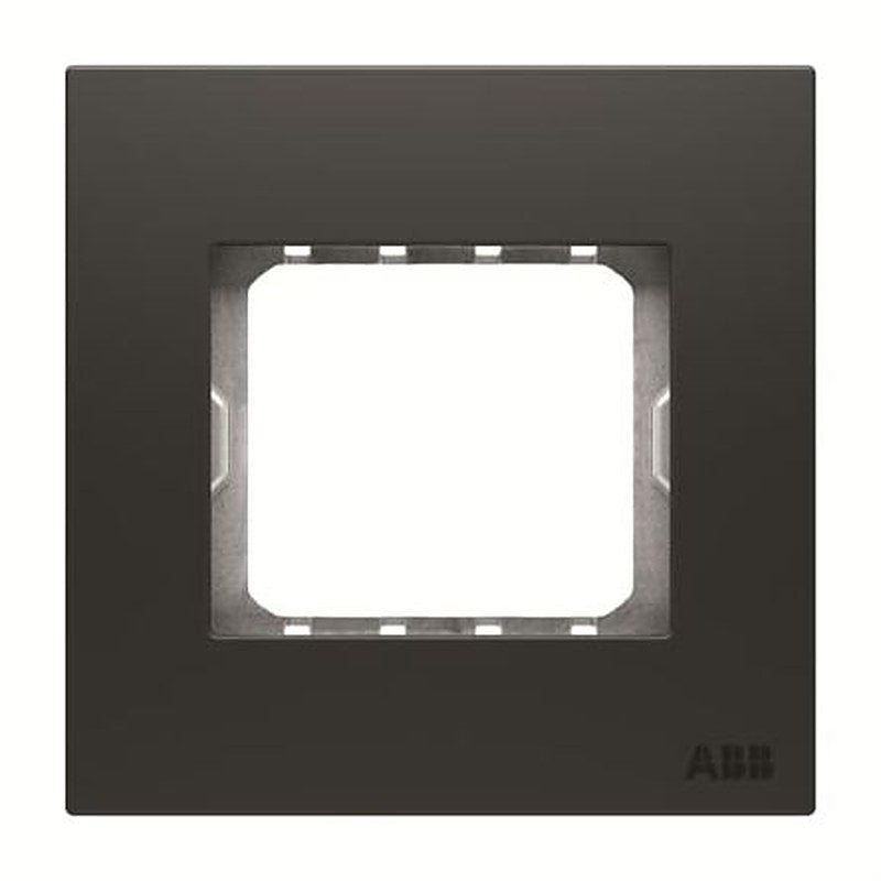 ABB Silk Black 1 Gang Light Switch Cover