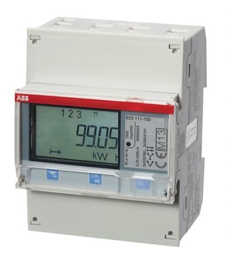 ABB 3 Phase LCD Energy Meter, Type Digital