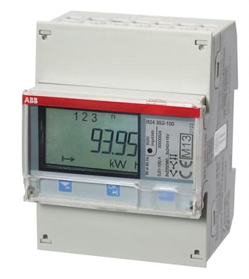 ABB 3 Phase LCD Energy Meter, Type Digital