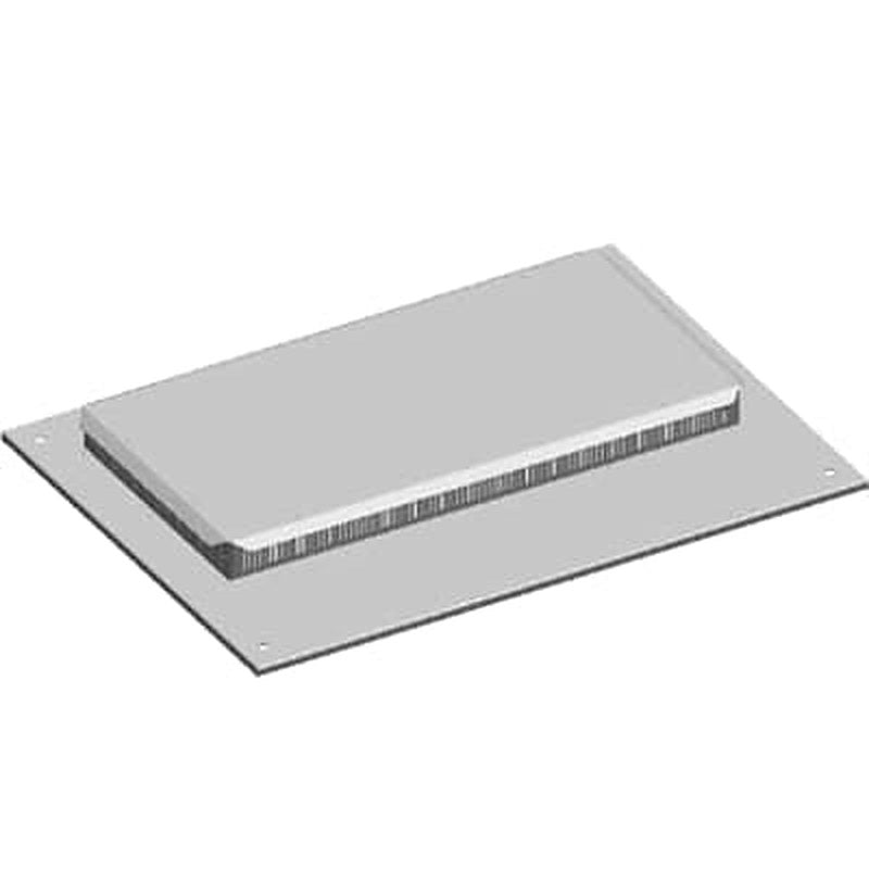 ABB Ventilated Roof Plate, 640mm W, 70 mm L for Use with Cabinets TriLine