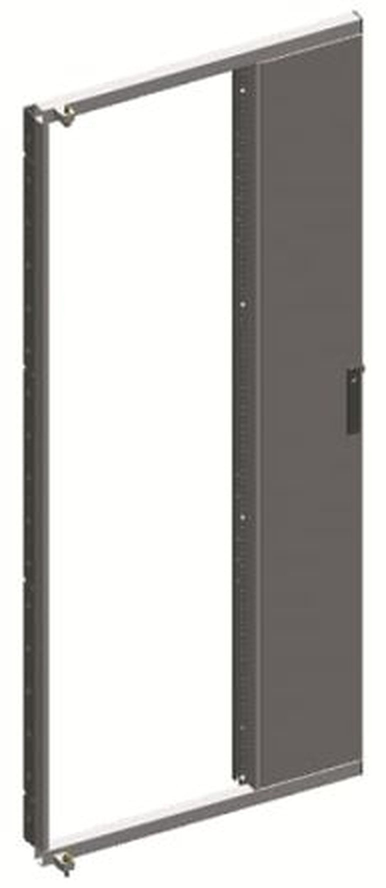 ABB OH8 Series Grey Steel Server Rack , 406 mm, 1800 mm Height 750 mm