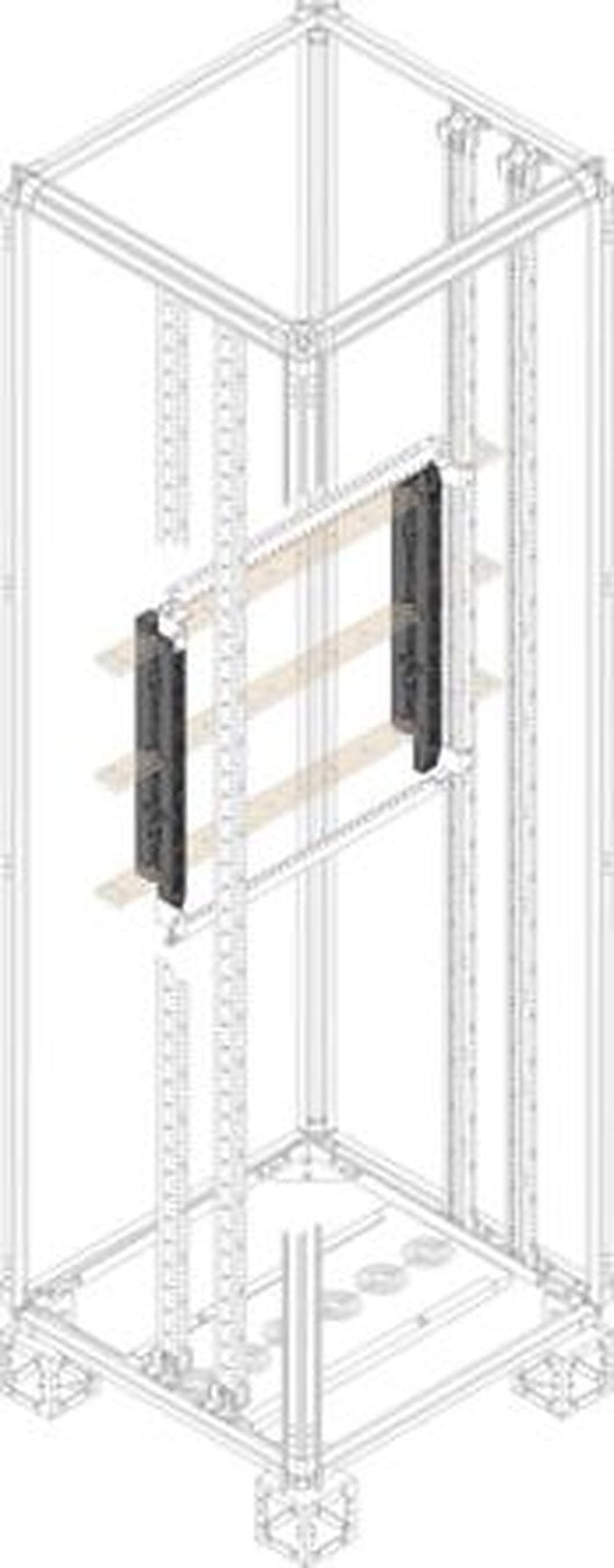 ABB ZX Series Busbar Accessories for Use with TriLine 130 mm x 25 mm x 130mm