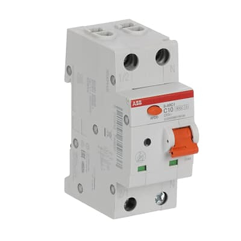 ABB S-ARC1 S-ARC1 Miniature Circuit Breaker, 1-Pole, 10A, Type C, 240V ac AC, 6 kA Breaking Capacity