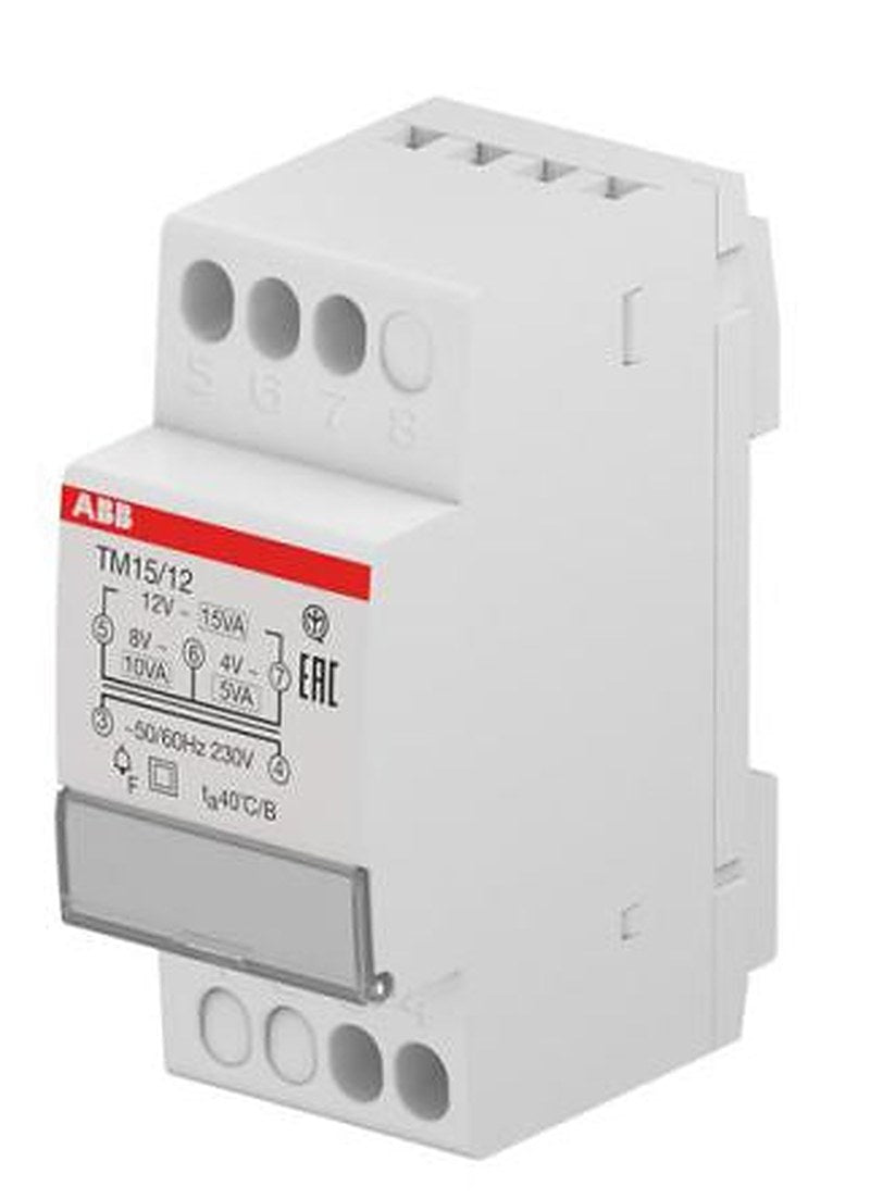 ABB 15 W Bell Transformer, 230 V Primary, 12 V ac Secondary