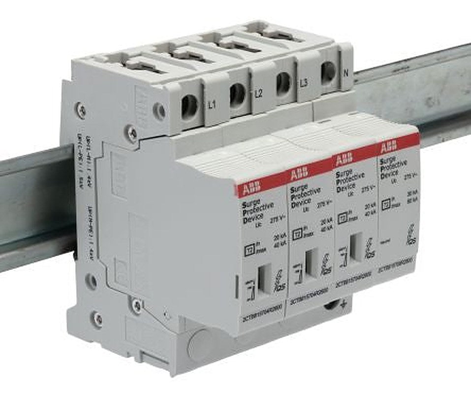 ABB, OVR Surge Protection Device 275V Maximum Voltage Rating 40 kA Maximum Surge Current Surge Protection Device