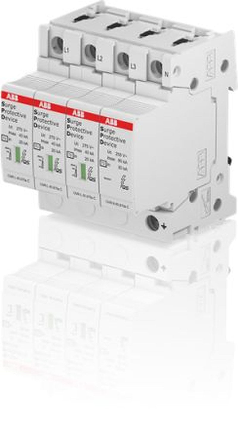 ABB, OVR Surge Protection Device 400V ac Maximum Voltage Rating 40 kA Maximum Surge Current Surge Protective Devices SPD