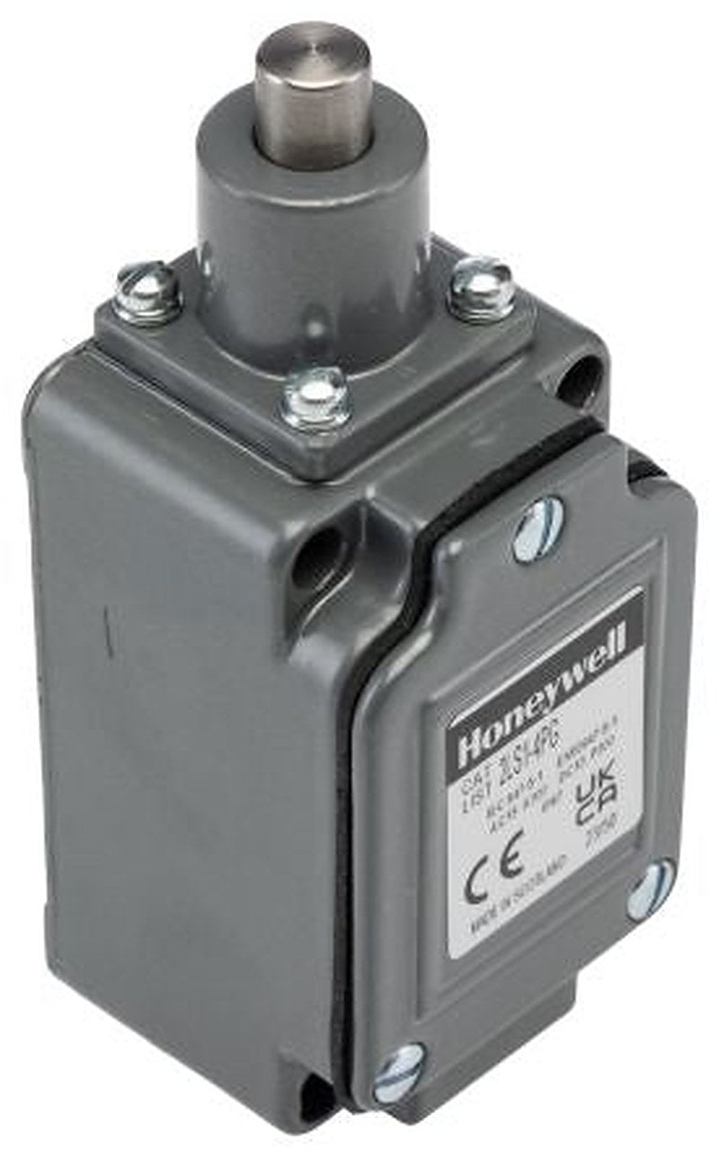 Honeywell LS Series Plunger Limit Switch, SPDT, IP67, Die Cast Zinc Housing, 240V, 10A