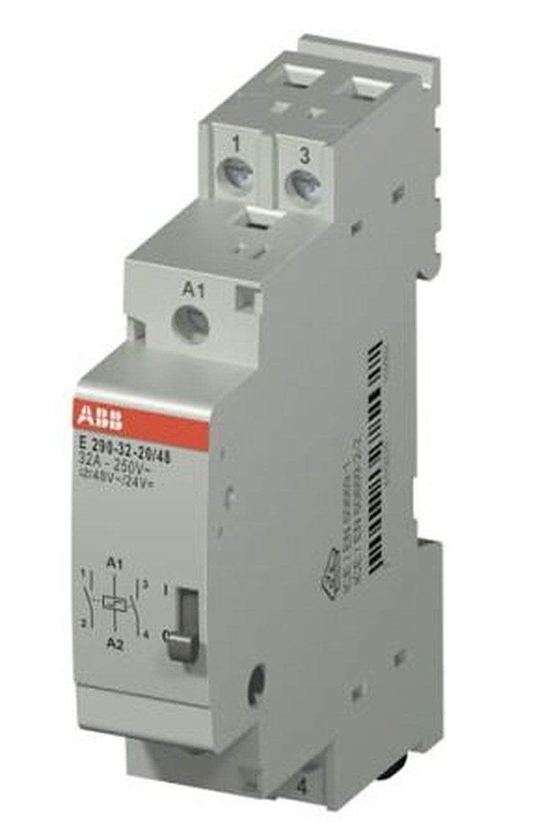ABB DIN Rail Power Relay, 230V Coil, 32A Switching Current, SPST