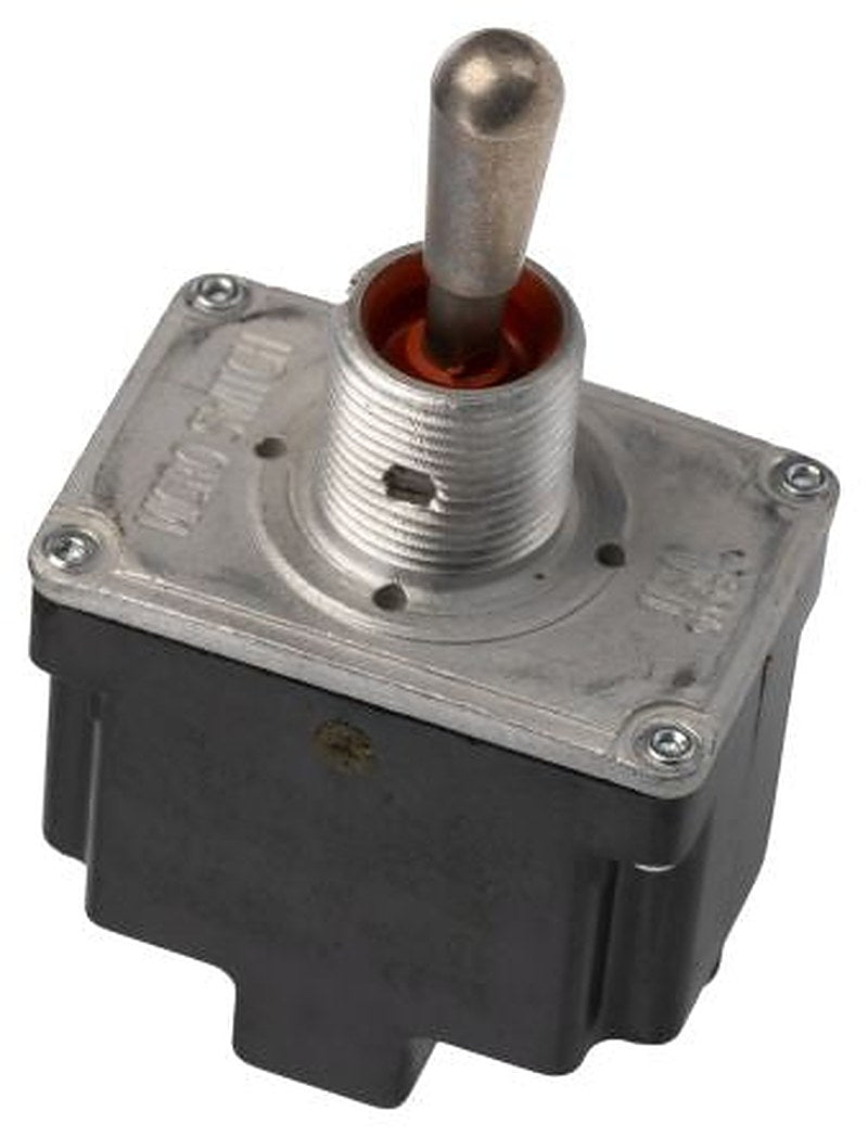 Honeywell Toggle Switch, Bushing Mount, On-On-On, DPDT, Screw Terminal, 277 V ac