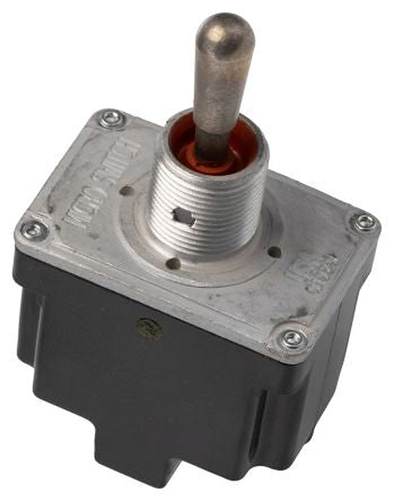 Honeywell Toggle Switch, Bushing Mount, On-On-On, DPDT, Screw Terminal, 277 V ac