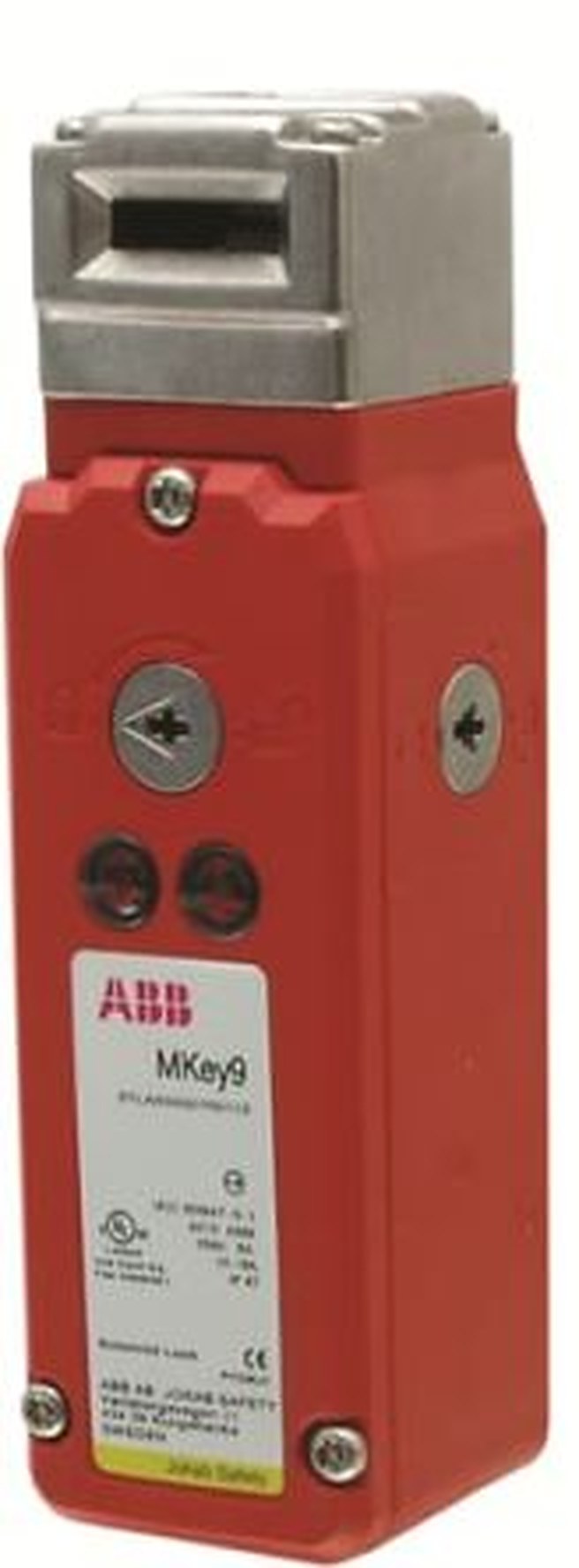 ABB MKey9 24VDC Switch Safety Interlock Switch, Key Actuator Included, Stainless Steel, Interlock