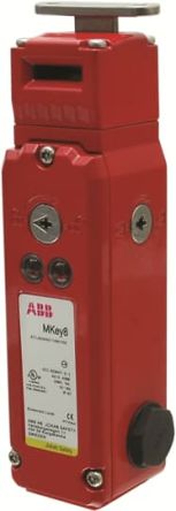 ABB MKey8 24VDC Switch Safety Interlock Switch, Key Actuator Included, Stainless Steel, Interlock