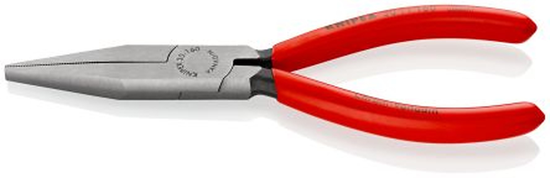Knipex 1-Piece Flat Nose Plier Long, 160 mm Overall, 46.5mm Jaw