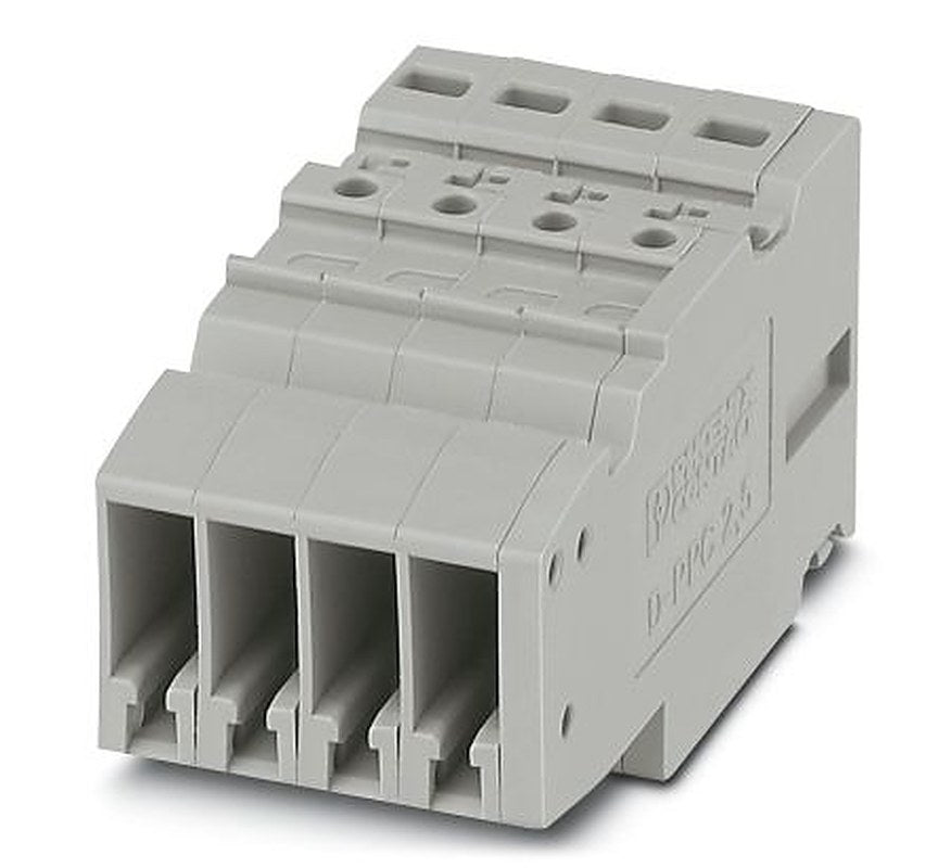 Phoenix Contact COMBI Series Non-Fused Terminal Block, 4-Way, 24A Push-in