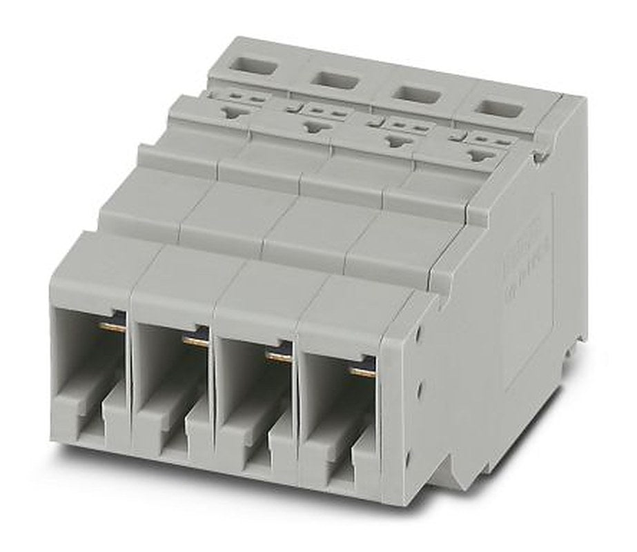 Phoenix Contact PPC 6/4 Series Pluggable Terminal Block, 4-Contact, 8.2 mm Pitch, 1 Row, 3000695