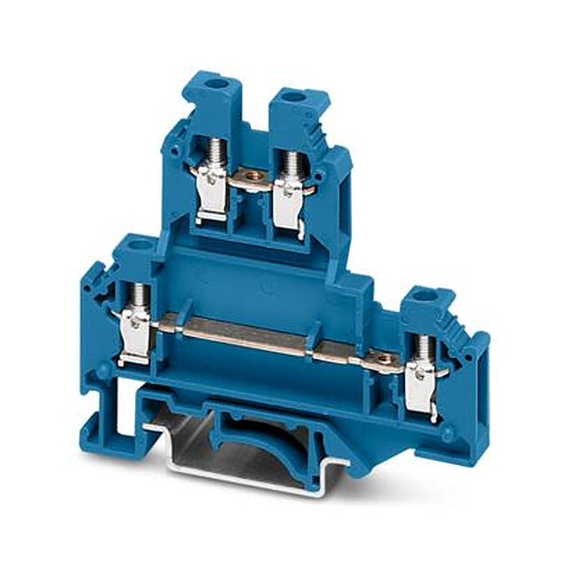 Phoenix Contact 3000957 TB Series Terminal Block Blue, 2-Level, Screw, EFUP-E