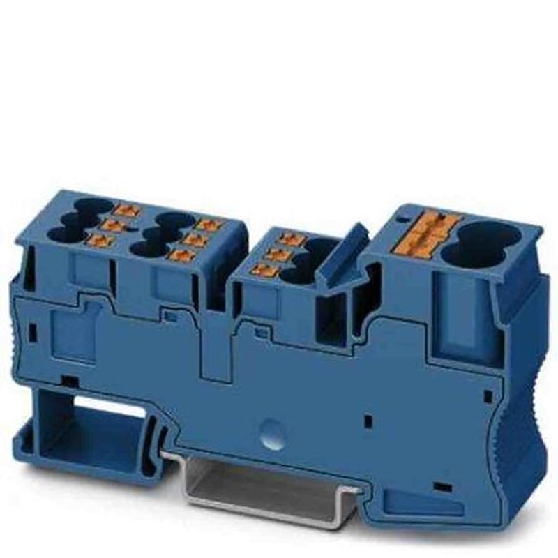 Phoenix Contact Distribution Block, 11 Way, 1000V, 57A, Blue