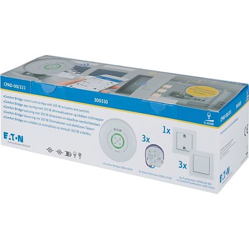 Eaton 1 Gang Dimmer Switch, 196V, 253 V, 100 W