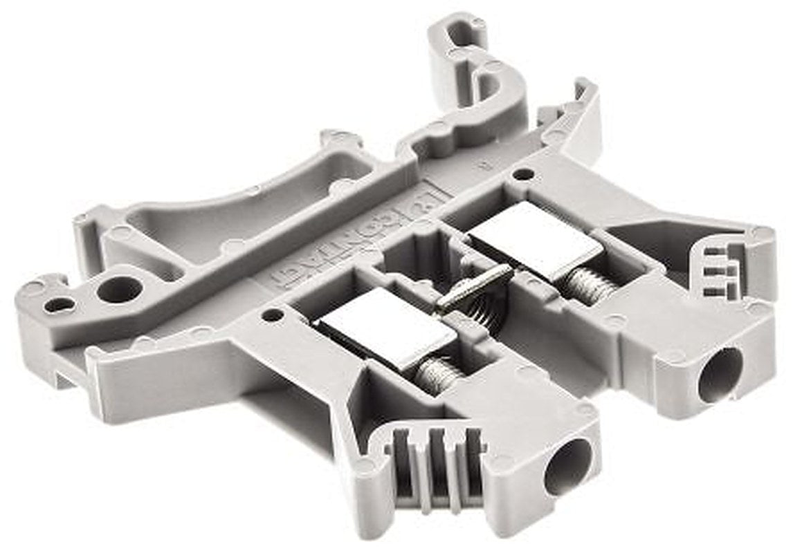 Phoenix Contact 3003347 UK 2.5 N Series Feed Through Terminal Block Grey, 0.2mm², 2.5 mm², 1-Level, Screw, ATEX
