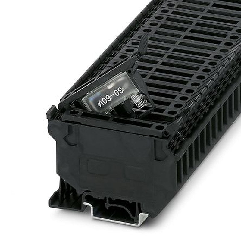 Phoenix Contact 3004139 UK5-HESILED 60 Series Fuse Modular Terminal Block Black, 0.2mm², 4 mm², 1-Level Fused, Screw