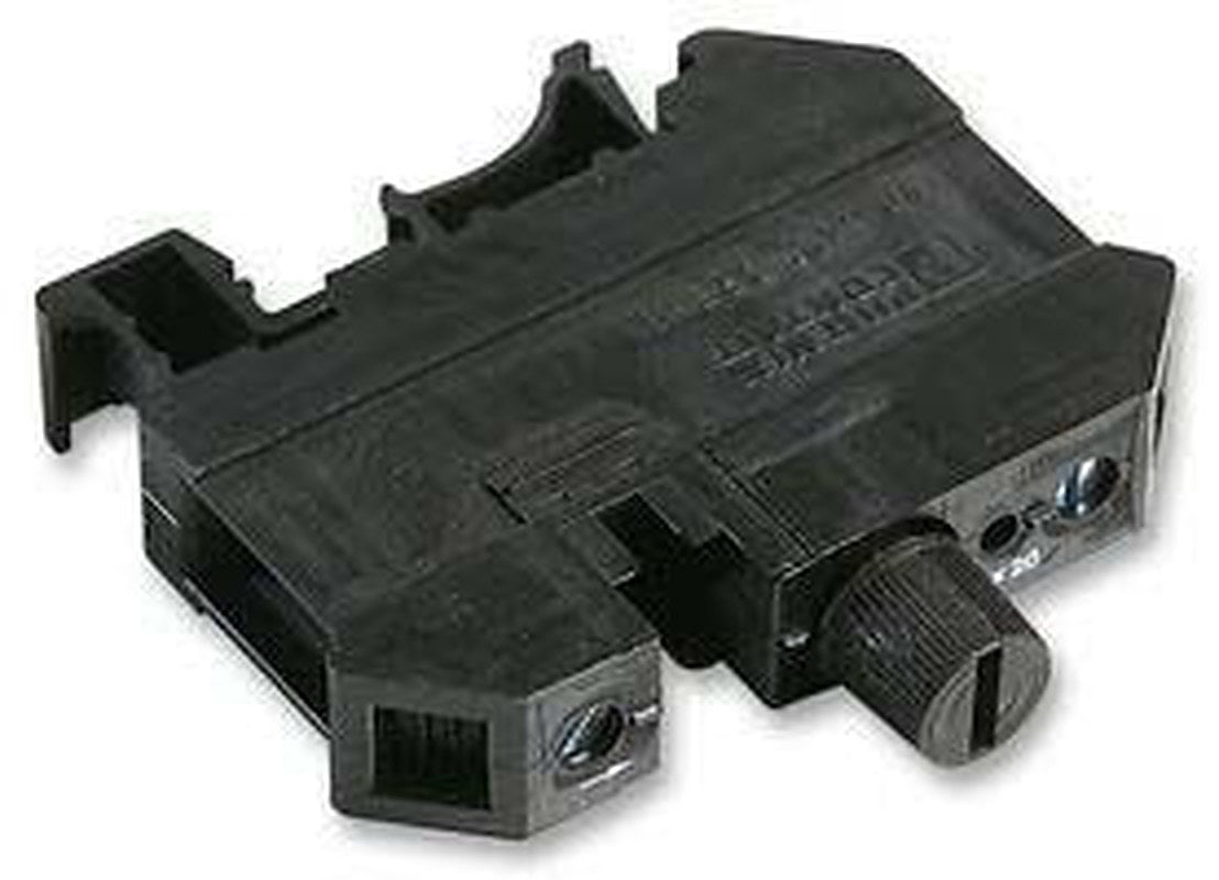 Phoenix Contact 3005109 UK 10-DREHSI (5X20) Series Fuse Modular Terminal Block Black, 0.5mm², 16 mm², 1-Level, Screw