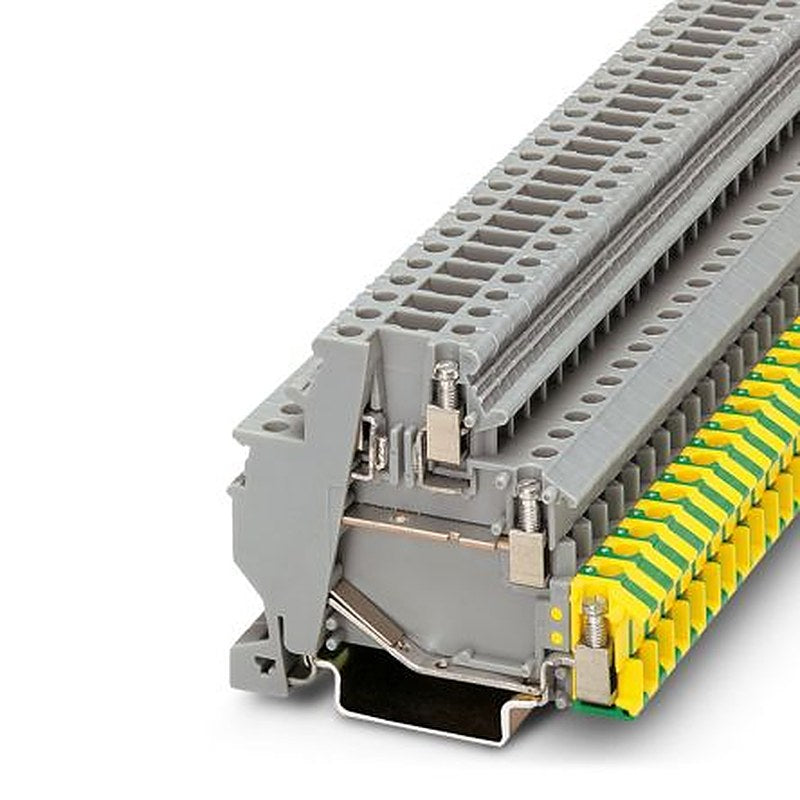 Phoenix Contact 3011054 DOKD 1.5-TG Series DIN Rail Terminal Block Grey, 2.5mm², 3-Level, Screw