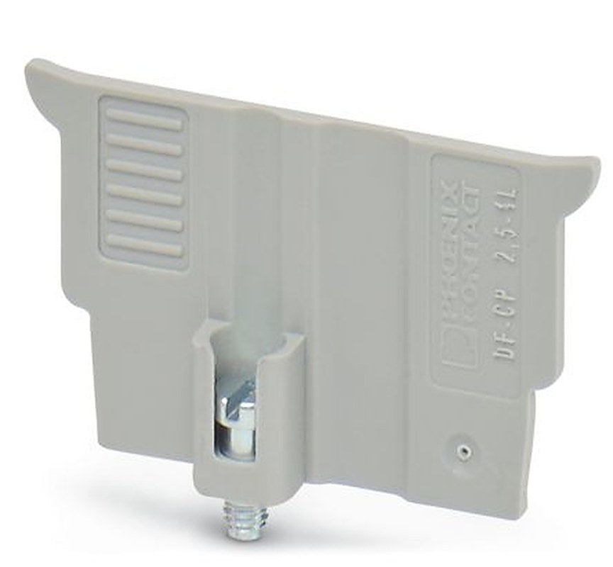 Phoenix Contact DF-CP 2.5-4L Series Flange Cover for Use with DIN Rail Terminal Blocks