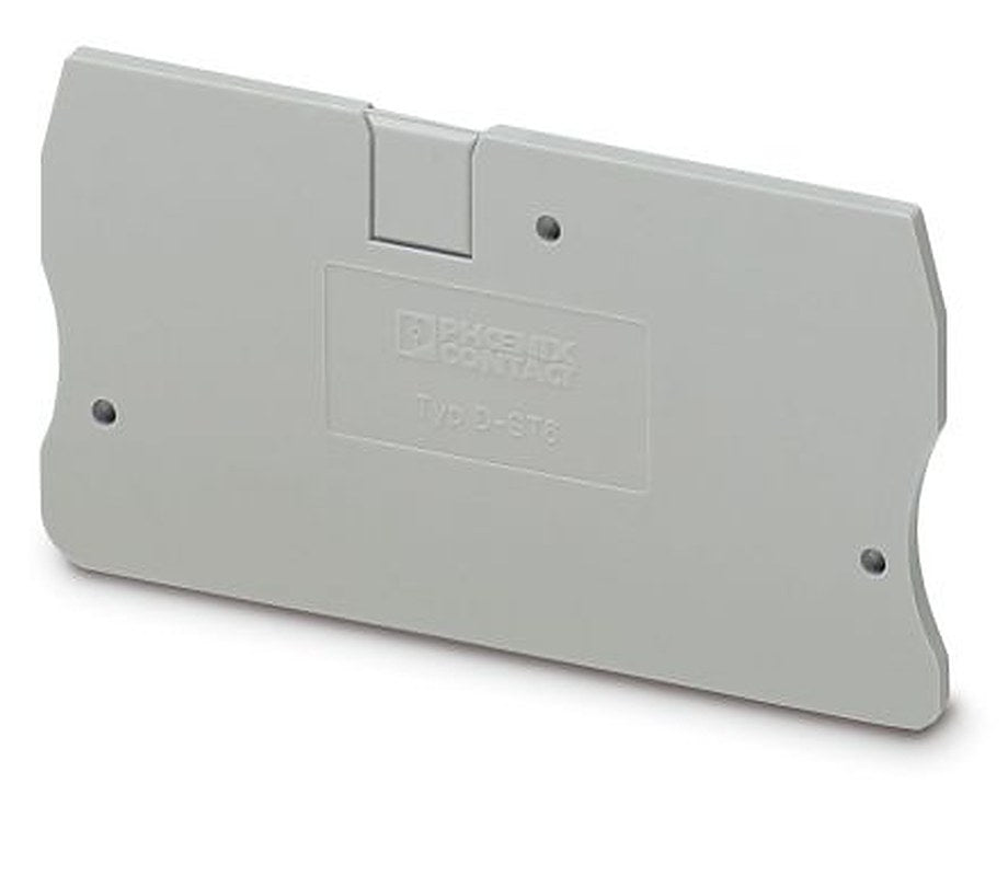 Phoenix Contact D - ST 6 Series End Cover for Use with DIN Rail Terminal Blocks