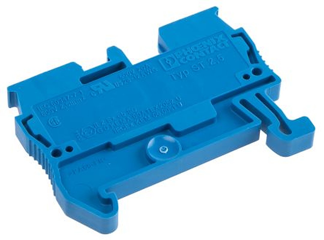 Phoenix Contact 3031225 ST 2.5 BU Series Feed Through Terminal Block Blue, 0.08mm², 4 mm², 1-Level, Spring Cage