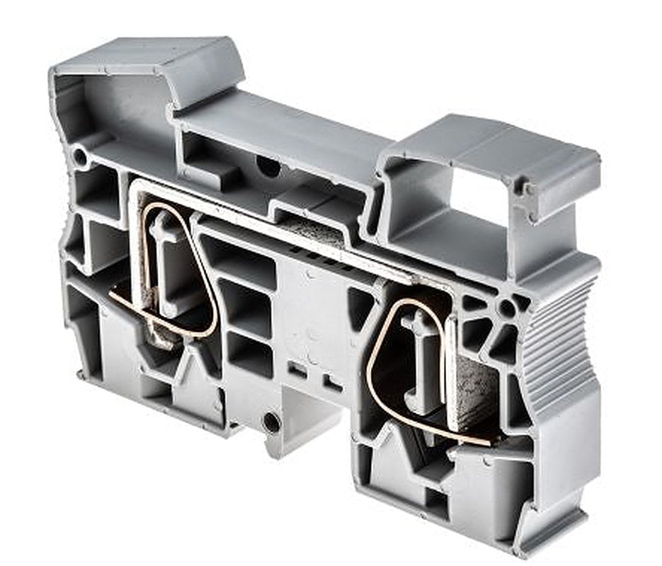 Phoenix Contact 3036149 ST16 Series Feed Through Terminal Block Grey, 1.5mm², 25 mm², 1-Level, Spring Cage