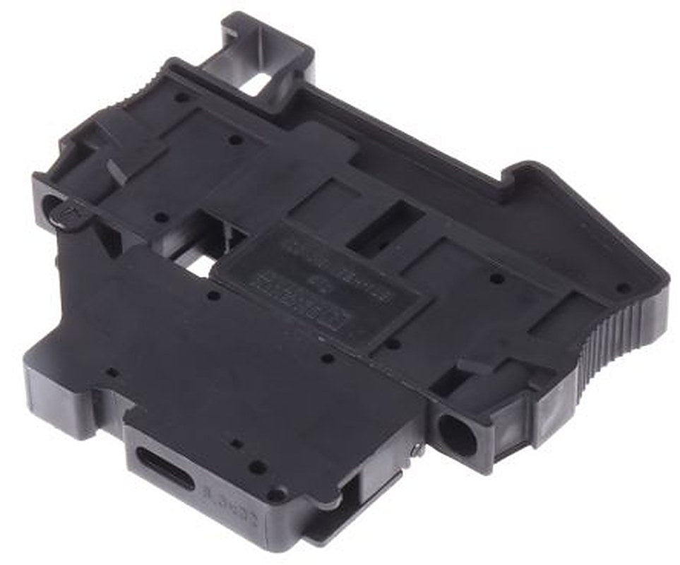 Phoenix Contact 3036385 ST 4-HESI Series Fused DIN Rail Terminal Black, 1-Level Fused, Spring Cage