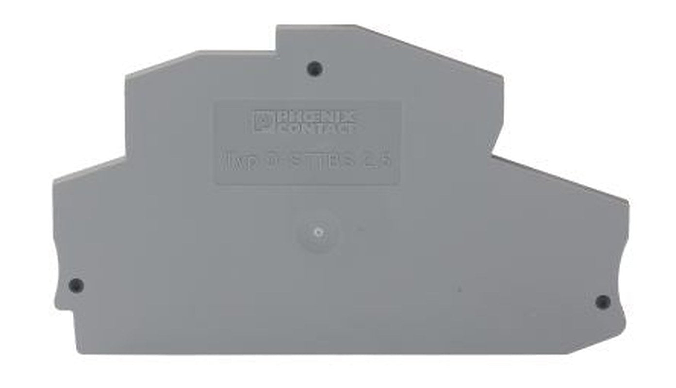 Phoenix Contact D-STTBS 2.5 Series End Cover for Use with Modular Terminal Block