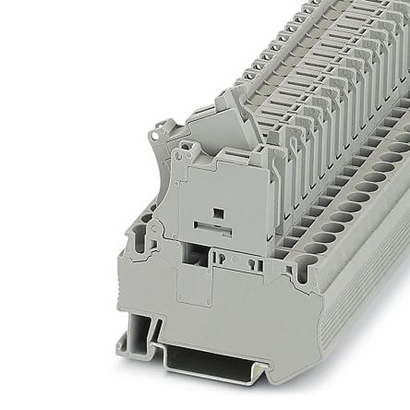 Phoenix Contact 3039890 ST 4-HESI (5X20) GY/GY Series Modular Terminal Block Grey, 4mm², 1-Level, Spring Cage