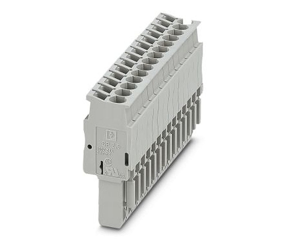Phoenix Contact SP 2.5/14 Series Pluggable Terminal Block, 14-Contact, 5.2 mm Pitch, 3040384