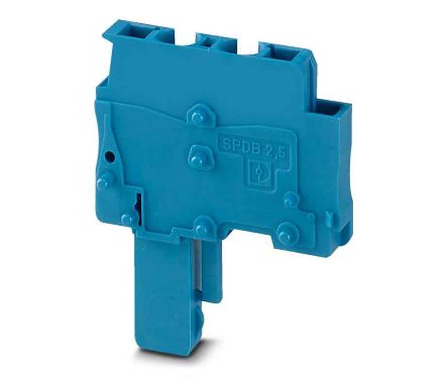 Phoenix Contact SPDB 2.5/1-M BU Series Pluggable Terminal Block, 3043239