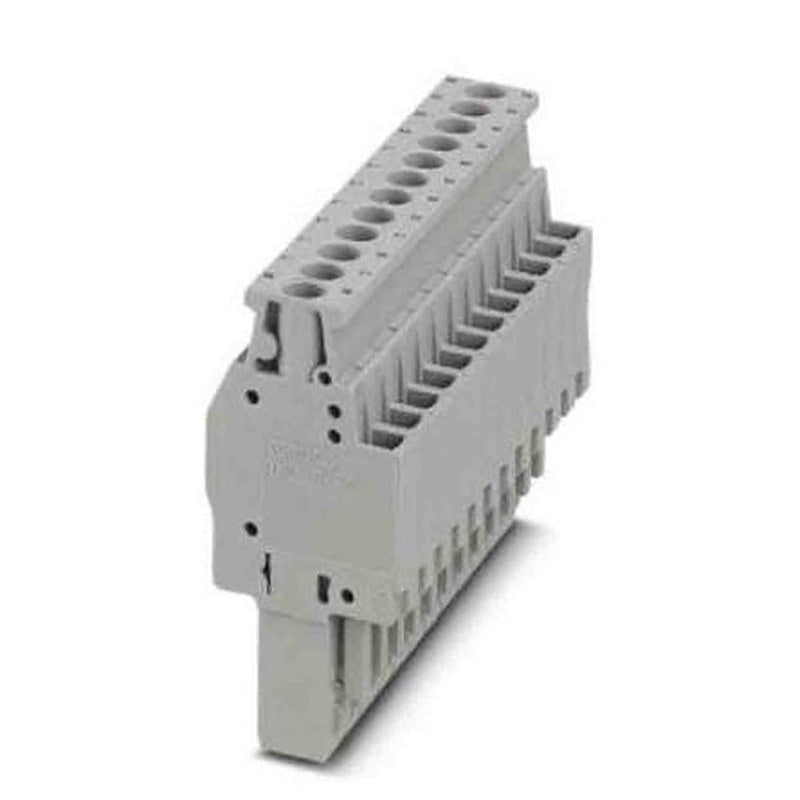 Phoenix Contact Combi Pluggable Solutions Series Pluggable Terminal Block, 12-Contact, 5.2 mm Pitch, 3045512