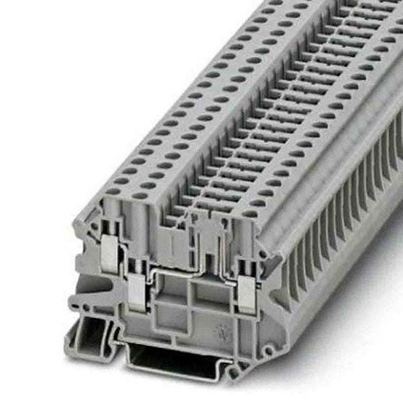 Phoenix Contact 3046605 UT Series Disconnect Terminal Block Grey, 0.14mm², 6 mm², Screw