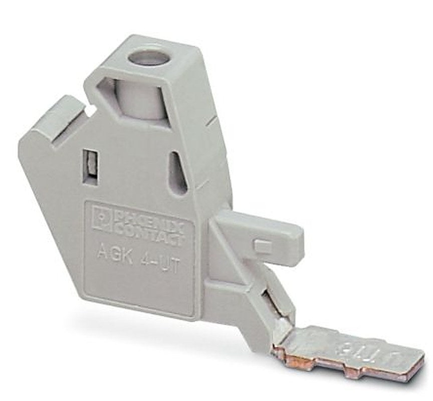 Phoenix Contact 3047125 AGK 4 Series DIN Rail Terminal Block Grey, Screw, IECEx, ATEX
