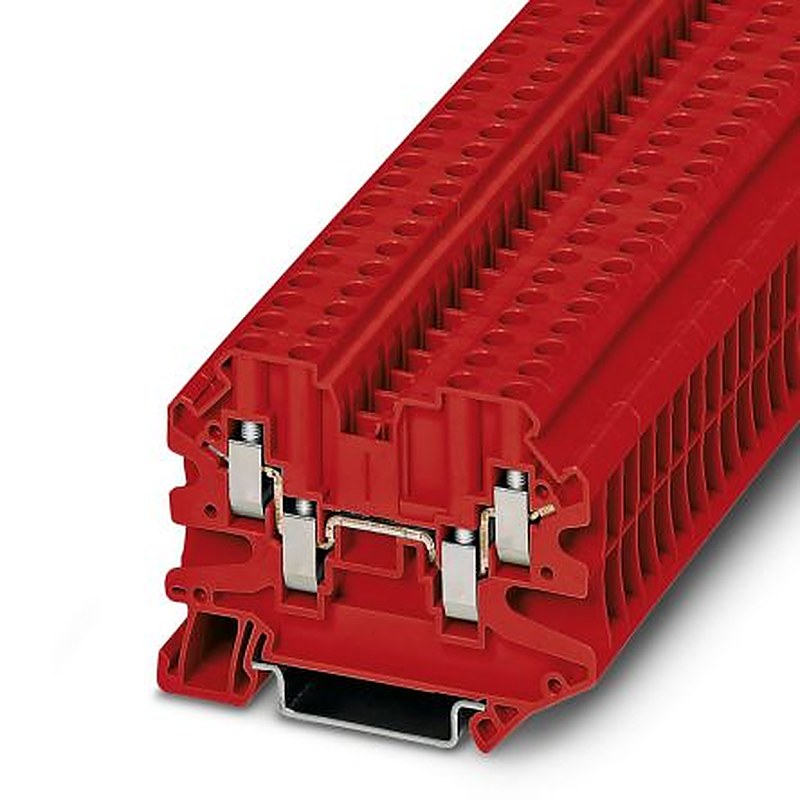 Phoenix Contact 3048849 UT 4 - QUATTRO Series Multi Level Terminal Block Grey, 0.14mm², 6 mm², 1-Level, Screw,