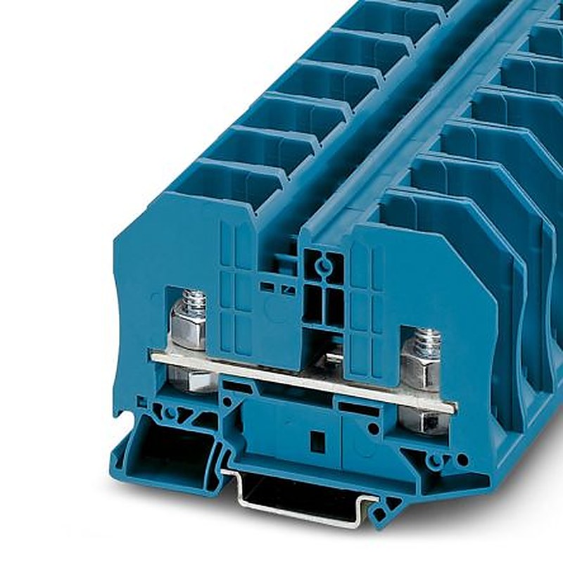 Phoenix Contact 3049864 RTO 8 BU Series High Current Connector Blue, 2.5mm², 35 mm², 1-Level, Bolt, ATEX, EAC Ex, IECEx